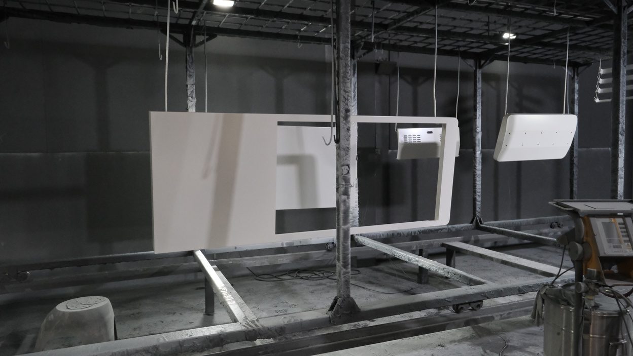 Painting & oven curing