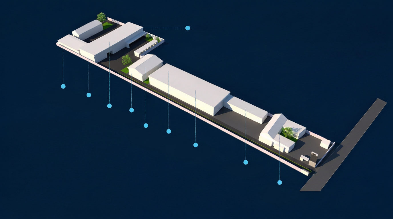 Aerial view of the Step Solutions campus in Bangkok
