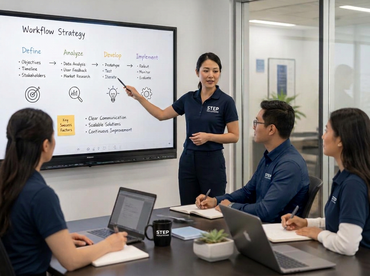 Training session for a customer's team
